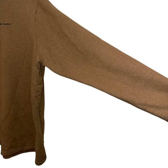 Columbia Mens Tan Quarter-Zip Fleece Pullover Size 4XL - Picture 3 of 7
